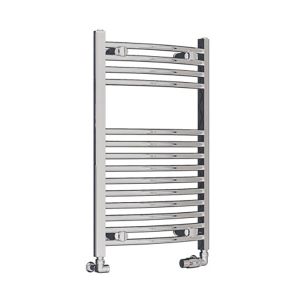 Eastbrook Wingrave Chrome Curved Towel Rail 800 x 500mm