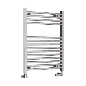 Eastbrook Wingrave Chrome Curved Towel Rail 800 x 600mm