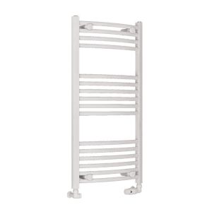 Eastbrook Wingrave Gloss White Curved Towel Rail 1000 x 500mm