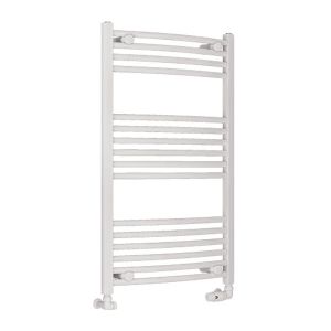 Eastbrook Wingrave Gloss White Curved Towel Rail 1000 x 600mm