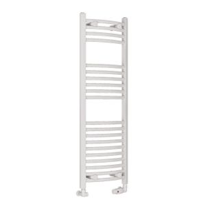 Eastbrook Wingrave Gloss White Curved Towel Rail 1200 x 400mm