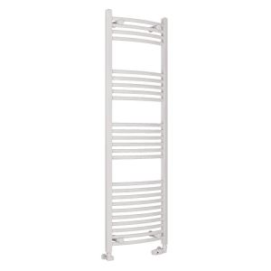 Eastbrook Wingrave Gloss White Curved Towel Rail 1600 x 500mm