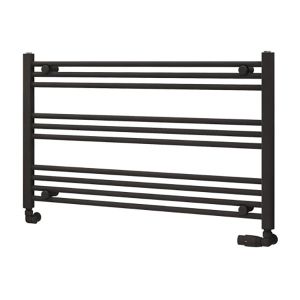 Eastbrook Wingrave Matt Anthracite Horizontal Towel Rail 600 x 1000mm