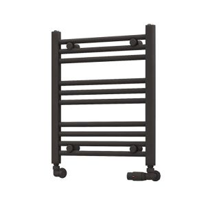 Eastbrook Wingrave Matt Anthracite Towel Rail 600 x 500mm