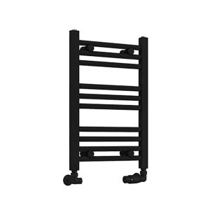 Eastbrook Wingrave Matt Black Towel Rail 600 x 400mm