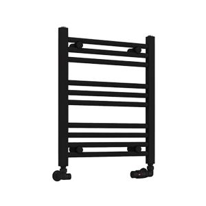 Eastbrook Wingrave Matt Black Towel Rail 600 x 500mm