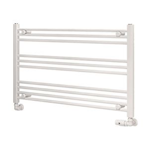 Eastbrook Wingrave Matt White Horizontal Towel Rail 600 x 1000mm