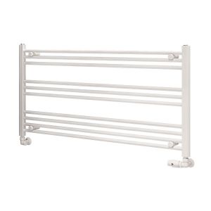 Eastbrook Wingrave Matt White Horizontal Towel Rail 600 x 1200mm