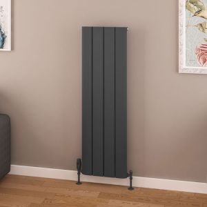 Eastbrook Withington Matt Anthracite Aluminium Designer Radiator 1200 x 375mm