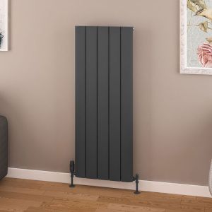 Eastbrook Withington Matt Anthracite Aluminium Designer Radiator 1200 x 470mm