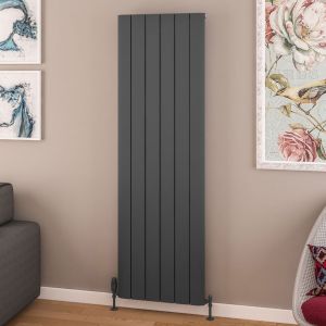 Eastbrook Withington Matt Anthracite Aluminium Designer Radiator 1800 x 565mm