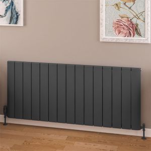 Eastbrook Withington Matt Anthracite Aluminium Designer Radiator 600 x 1420mm