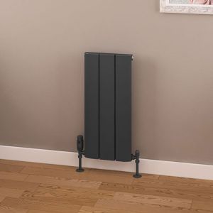 Eastbrook Withington Matt Anthracite Aluminium Designer Radiator 600 x 280mm