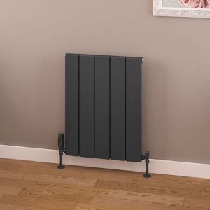 Eastbrook Withington Matt Anthracite Aluminium Designer Radiator 600 x 470mm