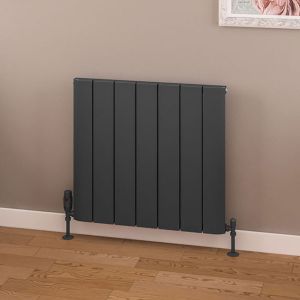 Eastbrook Withington Matt Anthracite Aluminium Designer Radiator 600 x 660mm