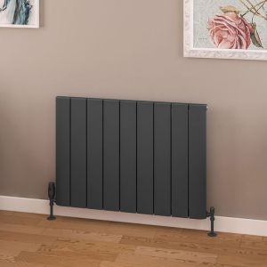 Eastbrook Withington Matt Anthracite Aluminium Designer Radiator 600 x 850mm