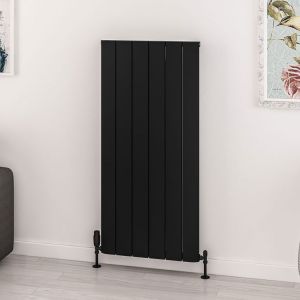 Eastbrook Withington Matt Black Aluminium Designer Radiator 1200 x 565mm