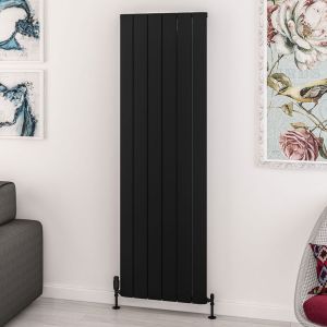 Eastbrook Withington Matt Black Aluminium Designer Radiator 1800 x 565mm