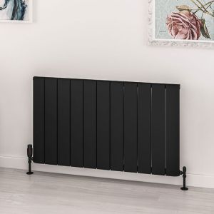 Eastbrook Withington Matt Black Aluminium Designer Radiator 600 x 1040mm