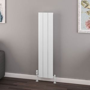 Eastbrook Withington Matt White Aluminium Designer Radiator 1200 x 280mm