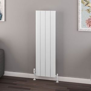 Eastbrook Withington Matt White Aluminium Designer Radiator 1200 x 375mm