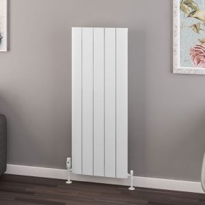 Eastbrook Withington Matt White Aluminium Designer Radiator 1200 x 470mm