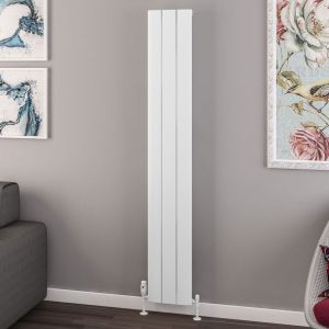 Eastbrook Withington Matt White Aluminium Designer Radiator 1800 x 280mm