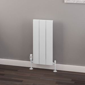 Eastbrook Withington Matt White Aluminium Designer Radiator 600 x 280mm