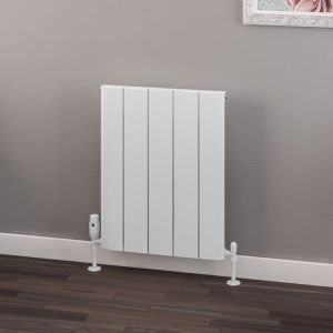 Eastbrook Withington Matt White Aluminium Designer Radiator 600 x 470mm