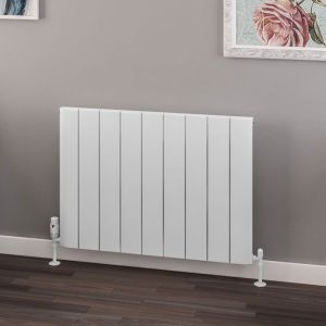 Eastbrook Withington Matt White Aluminium Designer Radiator 600 x 850mm