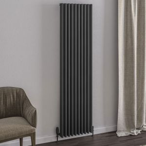 Eastbrook Witney Matt Anthracite Aluminium Designer Radiator 1800 x 470mm