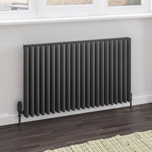 Eastbrook Witney Matt Anthracite Aluminium Designer Radiator 600 x 1040mm