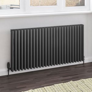 Eastbrook Witney Matt Anthracite Aluminium Designer Radiator 600 x 1230mm