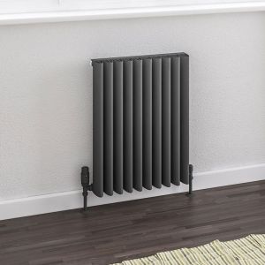 Eastbrook Witney Matt Anthracite Aluminium Designer Radiator 600 x 470mm