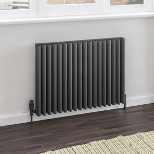 Eastbrook Witney Matt Anthracite Aluminium Designer Radiator 600 x 850mm