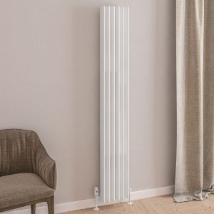 Eastbrook Witney Matt White Aluminium Designer Radiator 1800 x 280mm