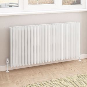 Eastbrook Witney Matt White Aluminium Designer Radiator 600 x 1230mm