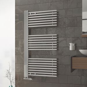 Eucotherm Ceres Chrome Designer Towel Rail 800 x 600mm