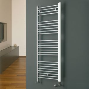 Eucotherm Chromo Straight Chrome Towel Rail 1264 x 450mm