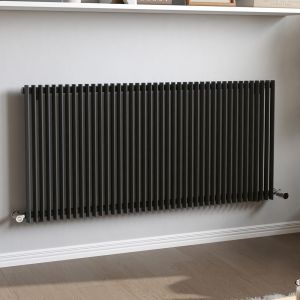 Eucotherm Corus Tube Anthracite Single Panel Steel Designer Radiator 600 x 1260mm