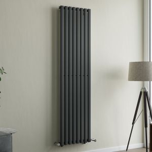 Eucotherm Lynx Anthracite Single Panel Steel Designer Radiator 1800 x 600mm