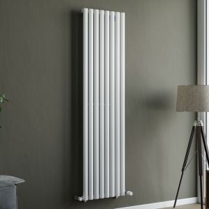 Eucotherm Lynx White Single Panel Steel Designer Radiator 1800 x 480mm