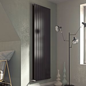 Eucotherm Mars Duo Flat Anthracite Double Panel Steel Designer Radiator 1800 x 445mm