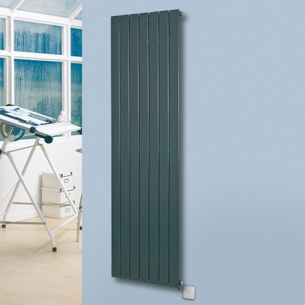 Eucotherm Mars Electro Anthracite Electric Radiator 1800 x 520mm