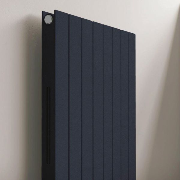 Eucotherm Mars Elegant Duo Flat Matt Anthracite Double Panel Steel Designer Radiator 1800 x 595mm