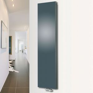 Eucotherm Mars Duo Plus Flat Anthracite Double Panel Steel Designer Radiator 1800 x 450mm