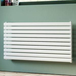 Eucotherm Nova Tube White Single Panel Steel Designer Radiator 468 x 1800mm