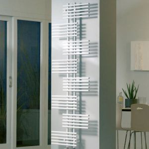 Eucotherm Parallel White Designer Towel Rail 1762 x 650mm