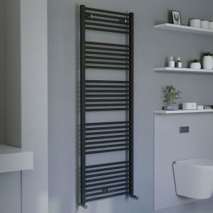 Eucotherm Primo Anthracite Towel Rail 1728 x 600mm