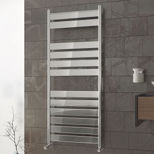 Eucotherm Primus Vito Chrome Designer Towel Rail 800 x 500mm